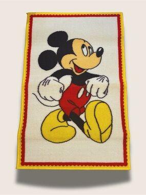 Vintage Mickey Mouse Accent Rug